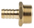 Hose Connector, 12.7mm, R3/4", Male Thread, Brass, Pack of 10 pieces